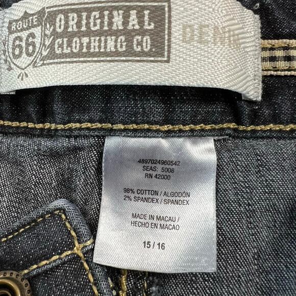 Route 66 Women's Wide Leg Dark Wash Jeans 14/15 Classic Fit - Picture 2 of 9